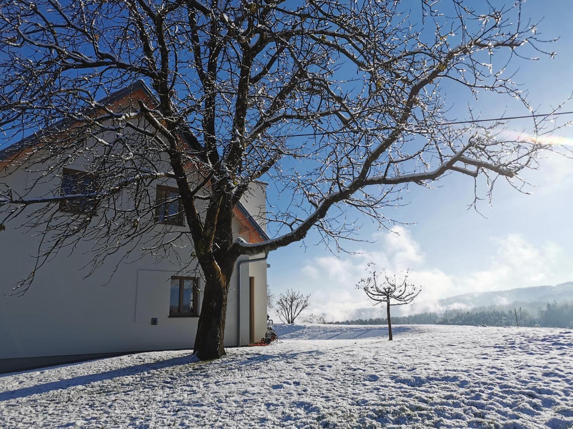 הוילה Traumhaftes Ferienhaus am Lateinberg - 8455 Eibiswald Südsteiermark מראה חיצוני תמונה